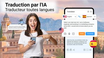 Ai translate, traducteur chat Affiche