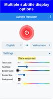Video Subtitle Translator স্ক্রিনশট 1