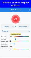 Video Subtitle Translator ảnh chụp màn hình 1