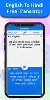 English To Hindi Translator imagem de tela 2