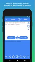 English to Sepedi Translator постер