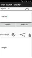 English - Irish Translator Cartaz