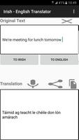 English - Irish Translator تصوير الشاشة 3