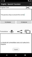English - Spanish Translator स्क्रीनशॉट 1