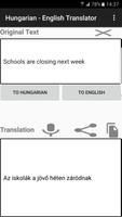 Hungarian - English Translator Ekran Görüntüsü 1