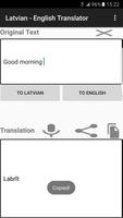 English - Latvian Translator скриншот 1