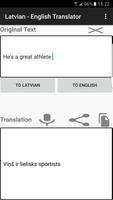 English - Latvian Translator تصوير الشاشة 2