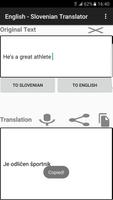 English - Slovenian Translator screenshot 1