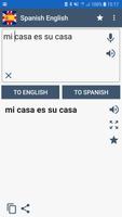 Poster Spanish English