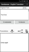 English - Sundanese Translator โปสเตอร์