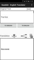 Swedish - English Translator 海报