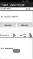 Swedish - English Translator screenshot 1