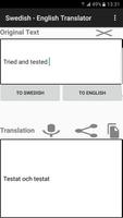 Swedish - English Translator screenshot 2