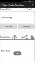English - Polish Translator captura de pantalla 1