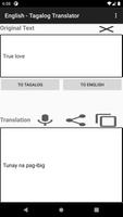 English - Tagalog Translator постер