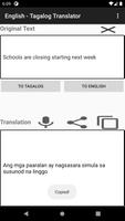 English - Tagalog Translator স্ক্রিনশট 1