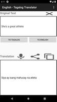 English - Tagalog Translator imagem de tela 2