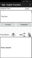 پوستر English - Tajik Translator