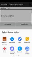 English - Turkish Translator capture d'écran 3