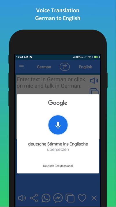 Übersetzer Englisch Deutsch cho Android Tải về APK
