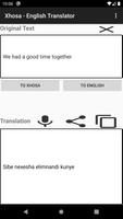 Xhosa - English Translator imagem de tela 2