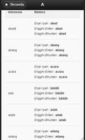 Kamus Bahasa Madura (Language Translator Madura) स्क्रीनशॉट 1