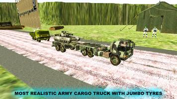 Armée Cargo Truck Transport capture d'écran 3