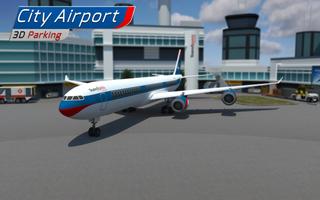 3D Flughafen Park Simulator Plakat