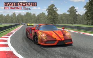 Rapide Racing Circuit 3D Affiche