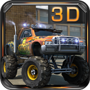 巨輪卡車的3D停車 APK