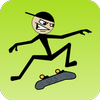 Stickman Skater icône