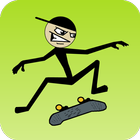 Stickman Skater-icoon