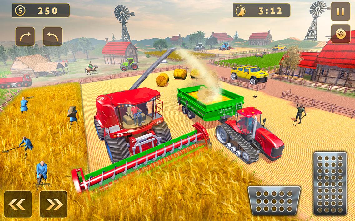 Tractor Farming Driving Games screenshot 5