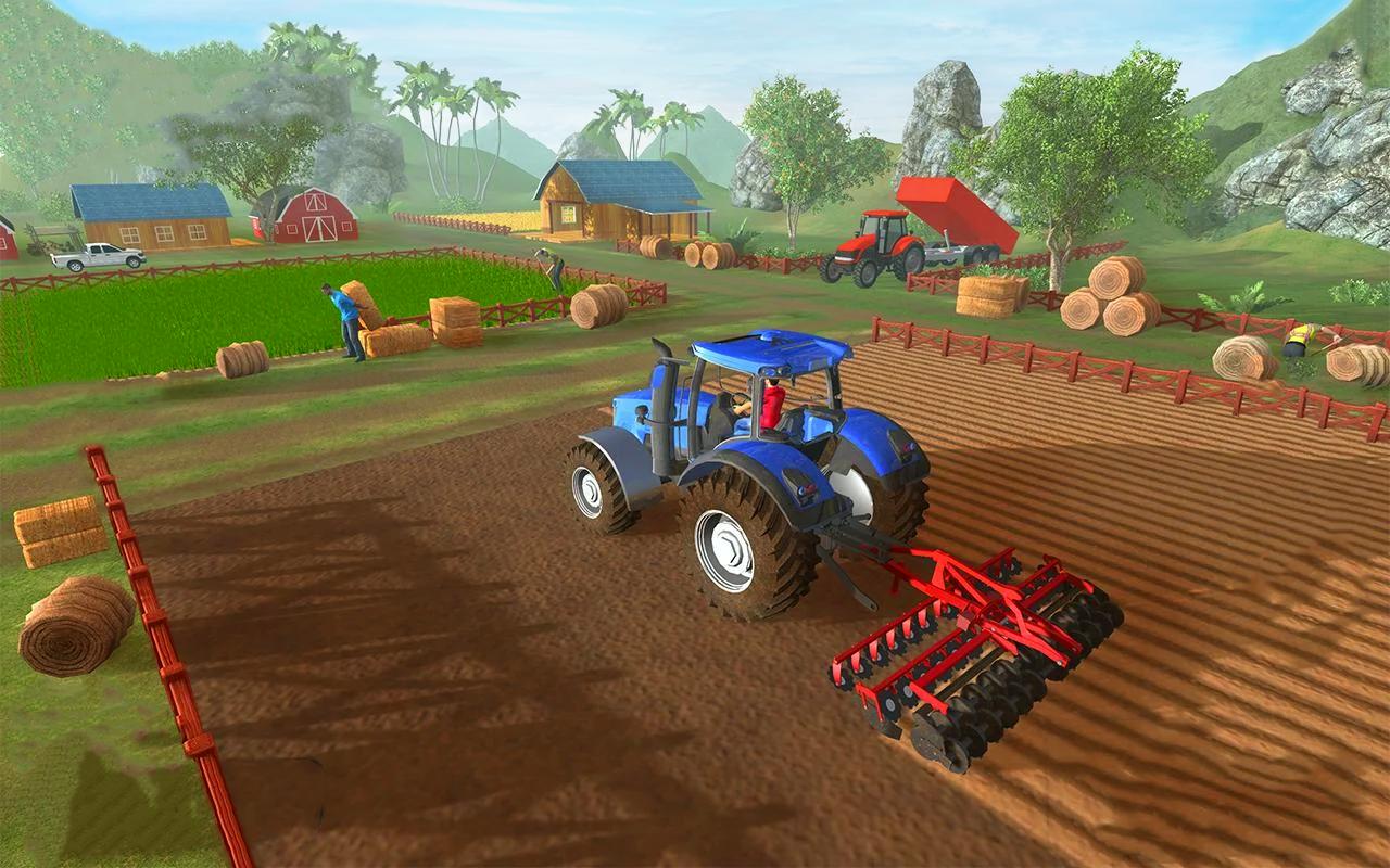 Первая игра трактора. Игра трактор пашет. Игра про трактор на ферме.