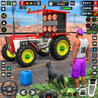 Tractor Driving Farming Games Zeichen