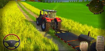 Tractor Farming Simulator Game Affiche