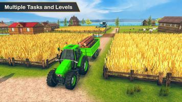 Tractor Driving Simulator Game ภาพหน้าจอ 1