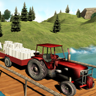 Tractor Trolley Cargo Transport Drive Farming biểu tượng