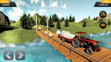 Tractor Trolley Cargo Transport Drive Farming capture d'écran 1