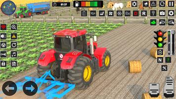 trator Jogo de agricultura 3D imagem de tela 1