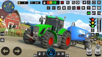 trator Jogo de agricultura 3D imagem de tela 3