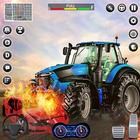 battle racing tractor games 3d আইকন