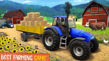 Tractor Driving- Farming Games Affiche