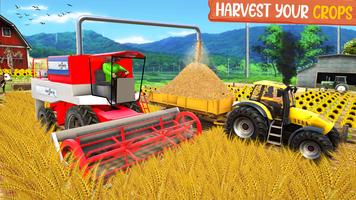 Tractor Driving- Farming Games capture d'écran 1