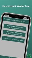 WA Online Tracking guide تصوير الشاشة 2