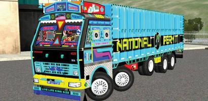 Mod Bussid Tata Truck plakat