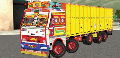 Mod Bussid Tata Truck imagem de tela 3