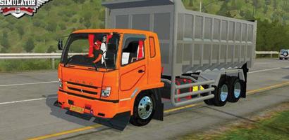 Mod Bussid Truck Pasir poster