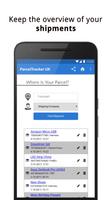 Parcel Tracker captura de pantalla 2