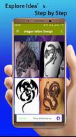 پوستر Dragon Tattos Design